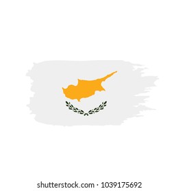 Cyprus flag, vector illustration