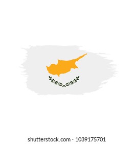 Cyprus flag, vector illustration
