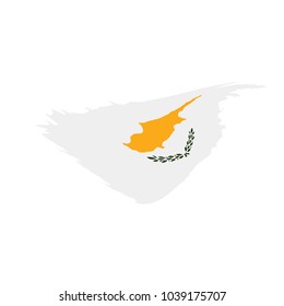 Cyprus flag, vector illustration