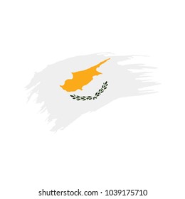 Cyprus flag, vector illustration