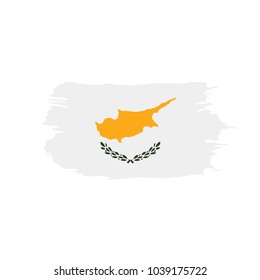 Cyprus flag, vector illustration