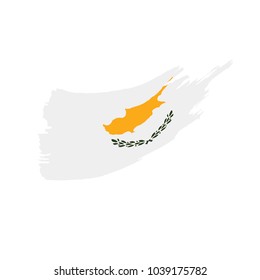 Cyprus flag, vector illustration