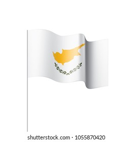 Cyprus flag, vector illustration