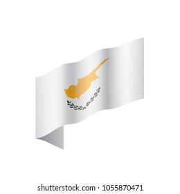 Cyprus flag, vector illustration