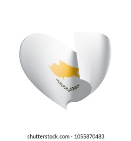 Cyprus flag, vector illustration
