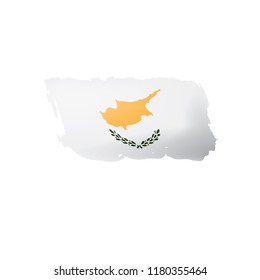 Cyprus flag, vector illustration on a white background.