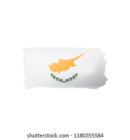 Cyprus flag, vector illustration on a white background.