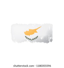 Cyprus flag, vector illustration on a white background.