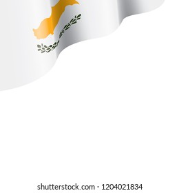 Cyprus flag, vector illustration on a white background