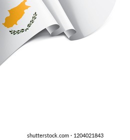 Cyprus flag, vector illustration on a white background