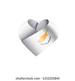 Cyprus flag, vector illustration on a white background