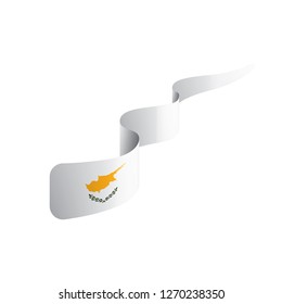 Cyprus flag, vector illustration on a white background