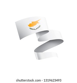 Cyprus flag, vector illustration on a white background