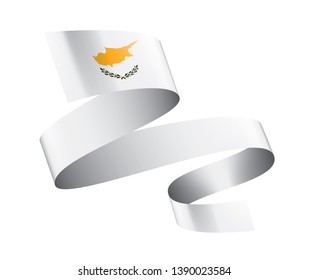 Cyprus flag, vector illustration on a white background