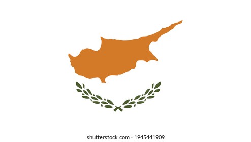 Cyprus Flag Vector – Official Cyprus Flag With Original Color and Size Proportion