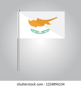 Cyprus Icon vector illustration,National flag for country of Cyprus isolated, banner vector illustration. Vector illustration eps10.