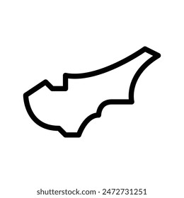 Cyprus Map Icon, Perfect for Regional and Cultural Graphics