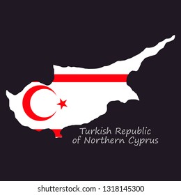 Cyprus map: on background. Detailed map of Cyprus . Vector illustration.