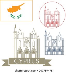 Cyprus. Vector illustration