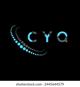 CYQ letter logo abstract design. CYQ unique design. CYQ.
