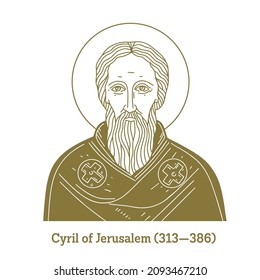 Cyril of Jerusalem (313-386) was a theologian of the early Church.
