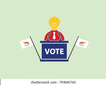 Cyrus Podium Lack Of Idea Speech Poll