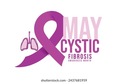 Cystic fibrosis awareness month. background, banner, card, poster, template. Vector illustration.