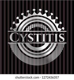 Cystitis silver badge or emblem