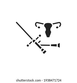 Cystoscopy color line icon. Outline pictogram for web page, mobile app, promo.