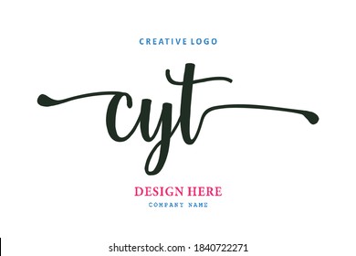 CYT lettering logo is simple, easy to understand and authoritative