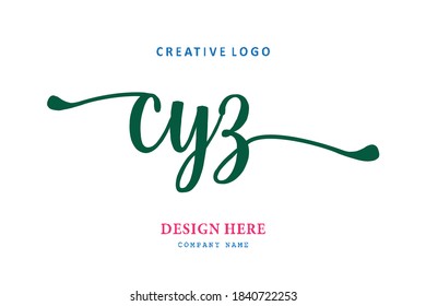 CYZ lettering logo is simple, easy to understand and authoritative
