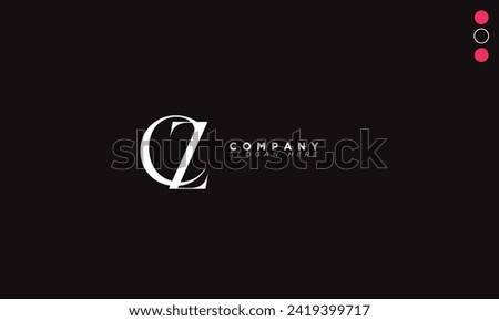  CZ Alphabet letters Initials Monogram logo ZC, C and Z