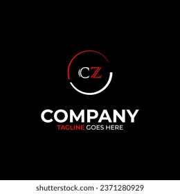 CZ Creative moderne Buchstaben Logo Design Vorlage