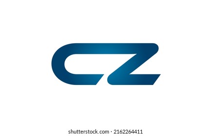 CZ linked letters logo icon