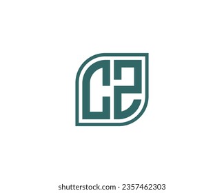 CZ logo design vector template
