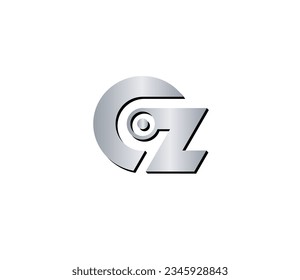 CZ logo, vector logo icon, logo design, CZ letter logo free vector