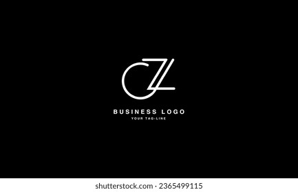CZ, ZC, Abstract Letters Logo Monogram