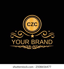 CZC initial letters unique logo design vector template for branding