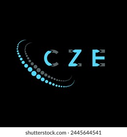 CZE-Buchstabe Logo abstraktes Design. CZE einzigartiges Design. CZE.
