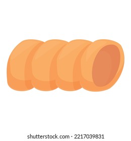 Czech bakery icon cartoon vector. Republic travel. Church region