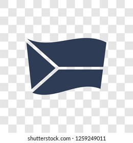 Czech Eepublic flag icon. Trendy Czech Eepublic flag logo concept on transparent background from Country Flags collection