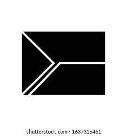 Czech flag with glyph icon vector illustration logo template for many purpose