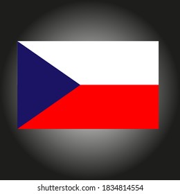 
The Czech flag (Czech: státní vlajka České republiky) is the same as that used by the Czechoslovakia government. With the breakup of Czechoslovakia,
