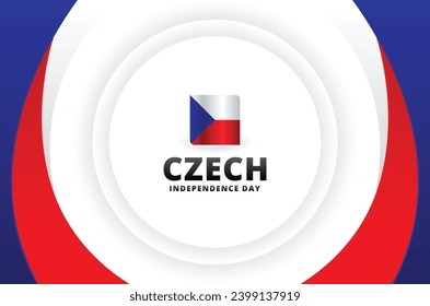 Czech Independence Day Background Design