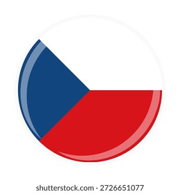 Icono oficial del emblema de la bandera del círculo nacional checo