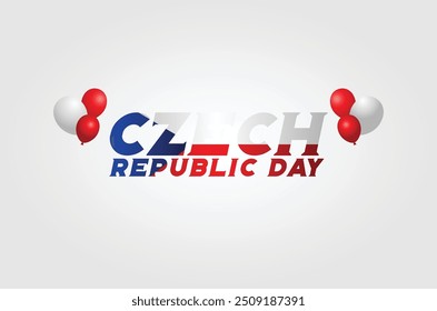 Czech Republic Day Celebrate Design
