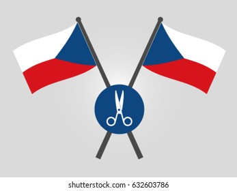 Czech Republic Emblem Budget Cut