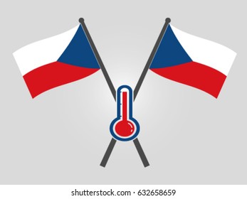 Czech Republic Emblem Temperature
