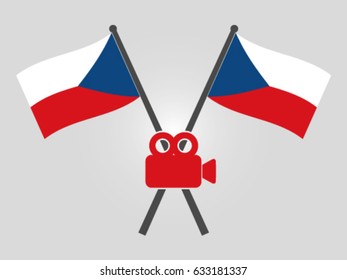 Czech Republic Emblem Video Camera