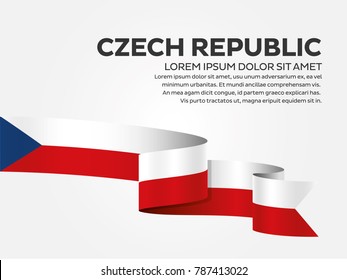 Czech Republic flag background